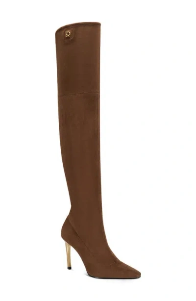 Donna Karan Women's Over The Knee Boots In Animal Print