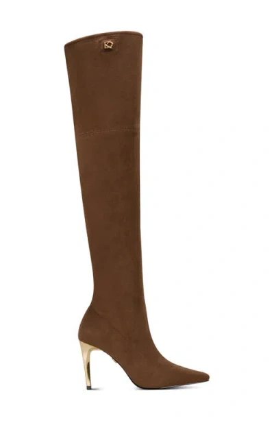 Donna Karan Women's Over The Knee Boots In Animal Print