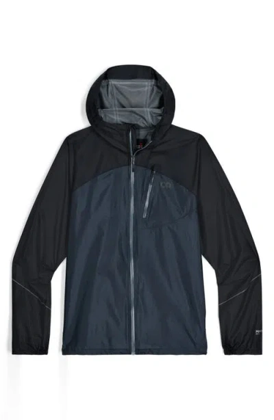 Outdoor Research Helium Rain Ultralight Hooded Jacket In Multi