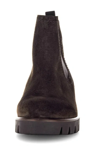 Gabor Lug Sole Chelsea Boot In Animal Print