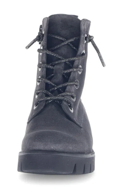 Gabor Lug Sole Bootie In Animal Print