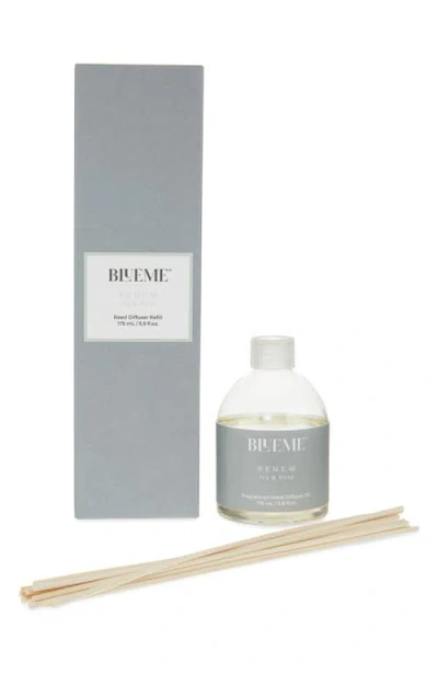 Blueme Renew Small Reed Diffuser Refill In Transparent