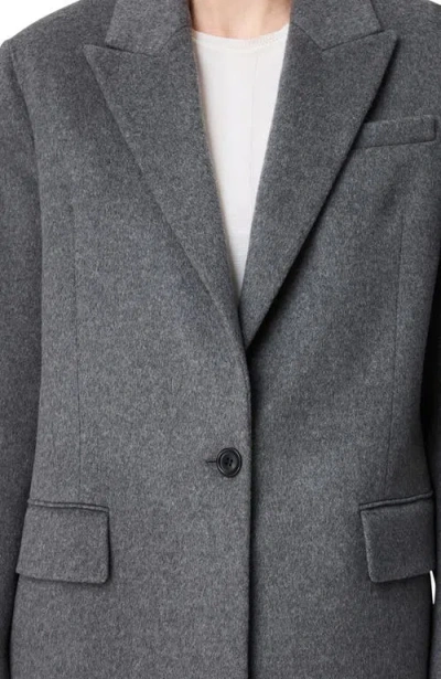 Another Tomorrow Tailored Cashmere Jacket In Gray