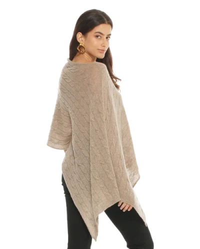 Monticelli Cashmere Pure Cashmere Feather-light Maxi Wrap Stole In Brown