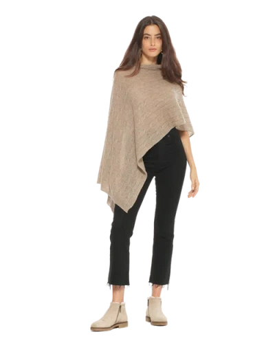 Monticelli Cashmere Pure Cashmere Feather-light Maxi Wrap Stole In Brown