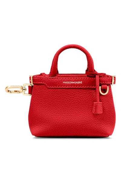 Maison De Sabre The Sabremoji Petite Palais Charm In Burgundy