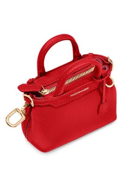 Maison De Sabre The Sabremoji Petite Palais Charm In Burgundy