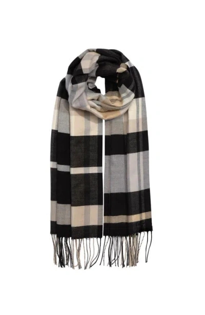 Echo Central Park Plaid Scarf In Brown