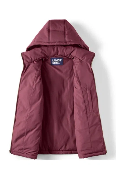 Lands' End Featherfree Insulated Diamond Quilted Jacket In Purple