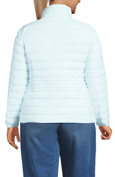 Lands' End Wanderweight Ultralight Packable Down Jacket In Blue