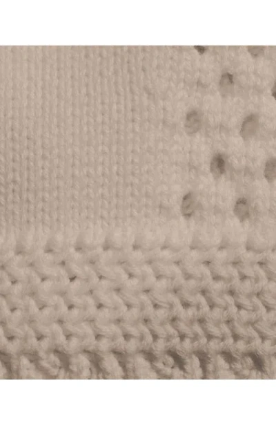 Lands' End Drifter Large Collar Zip Front Cardigan Sweater In Neutral