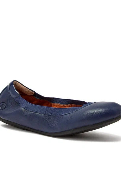 Lands' End Comfort Elastic Slip On Ballet Flat Shoes In Multi