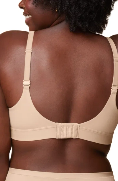 Harper Wilde Bliss Plunge Adjustable Bralette In Neutral