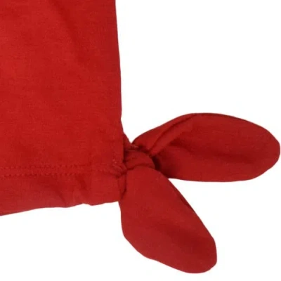 Disney T-shirt & Chambray Shorts Set In Red