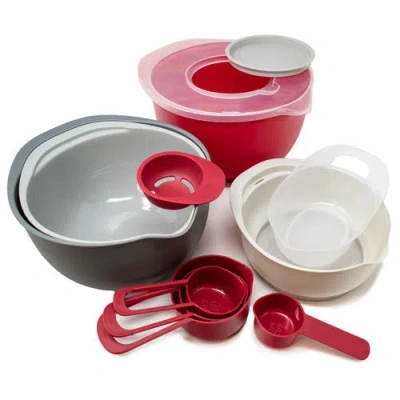 Norpro Nested Mixing Bowls And Measuring Cups, 12 Piece Set In Multi