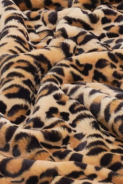 Sea To Me Blankets San Diego Safari Plush Faux Fur Throw Blanket In Brown