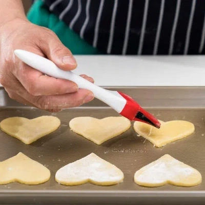 Cuisipro Silicone Basting Brush, 8-inch, White In White