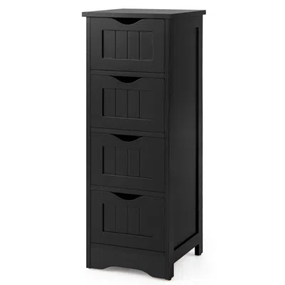Hivvago 4-drawer Freestanding Floor Cabinet With Anti-toppling Device