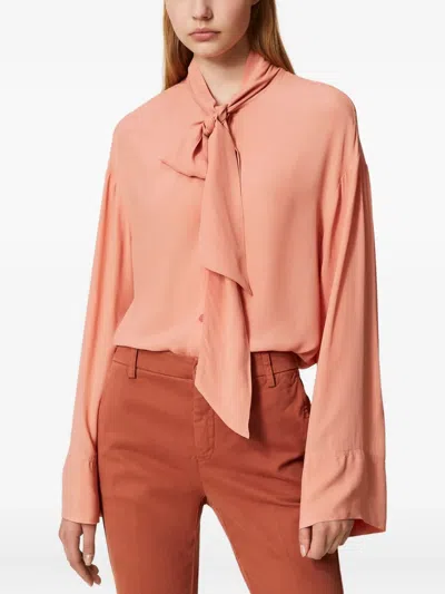 Twinset Woman Shirt Salmon Pink Size 8 Viscose