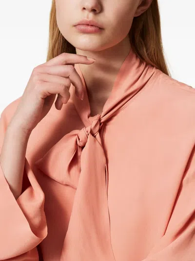Twinset Woman Shirt Salmon Pink Size 8 Viscose