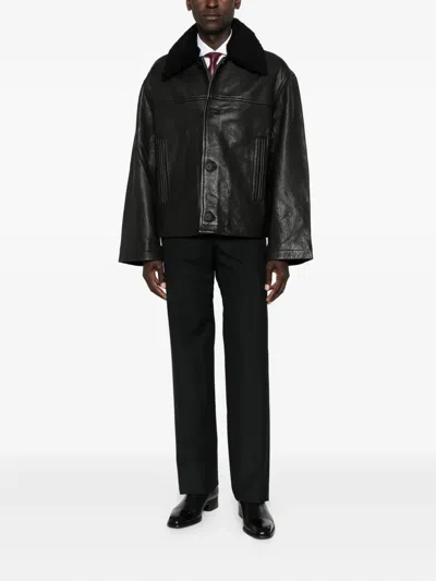 Husbands Tailored Trousers In Black