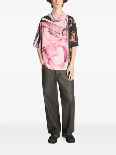 Dries Van Noten Ponyhair Loafers In Black