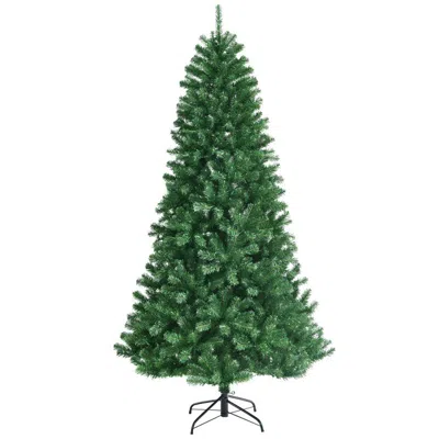 Hivvago Artificial Hinged Christmas Tree With Remote-controlled Color-changing Led Lights