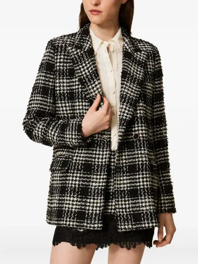 Twinset Black Blazer In Multi