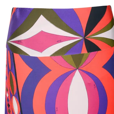 Pucci Midi And Maxi Skirt With Geometric Design In Multi