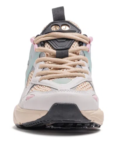 Hide & Jack Mesh-panelled Chunky Sneakers In Neutral