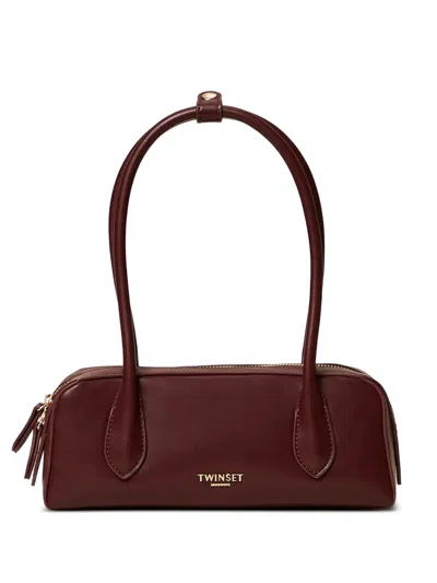 Twinset Top-handle Zip-fastening Satchel In Red