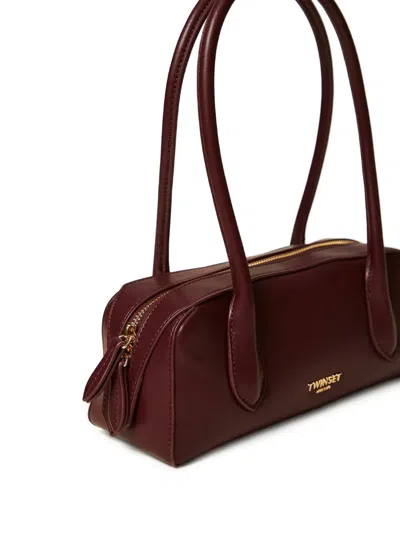 Twinset Top-handle Zip-fastening Satchel In Red