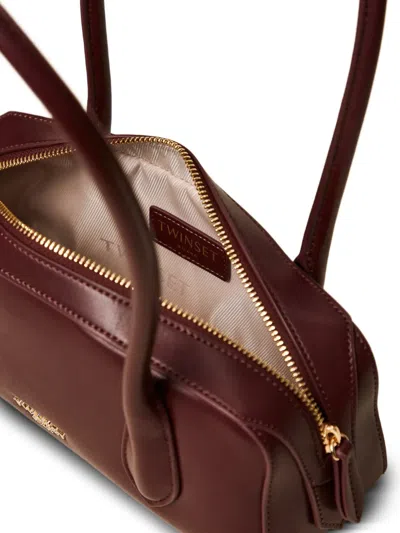 Twinset Top-handle Zip-fastening Satchel In Red
