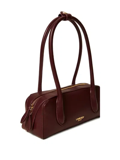 Twinset Top-handle Zip-fastening Satchel In Red