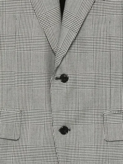 Husbands Plaid-pattern Jacket In Gray