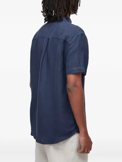 Osklen Mc Linen Shirt In Blue