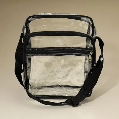 Fashnzfab Transparent Crossbody Bag In Multi