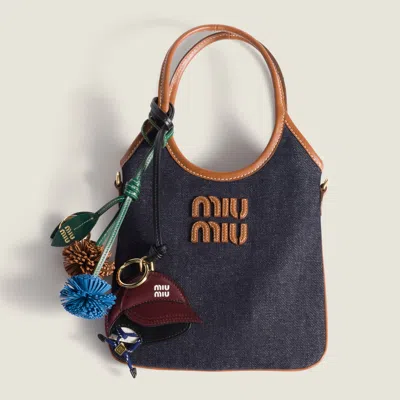 Miu Miu Keychain Cap Baseball Trick In Burgundy