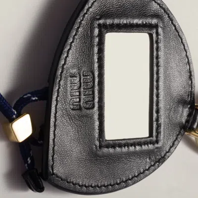 Miu Miu Keychain Cap Baseball Trick In Burgundy