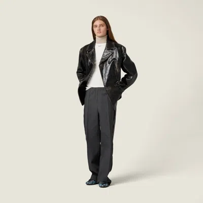 Miu Miu Cotton Knit Tank Top In White