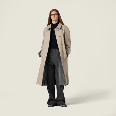 Miu Miu Cashmere Short-sleeve Sweater In Blue