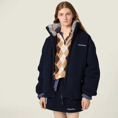 Miu Miu Drawstring Mini Skirt In Black