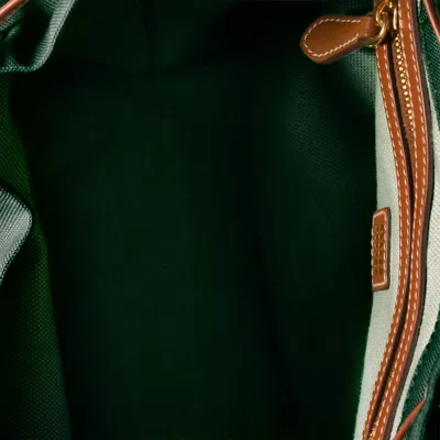 Miu Miu Canvas And Leather Backpack