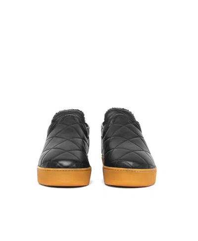 Bottega Veneta Bv Quilt Sneakers In Black