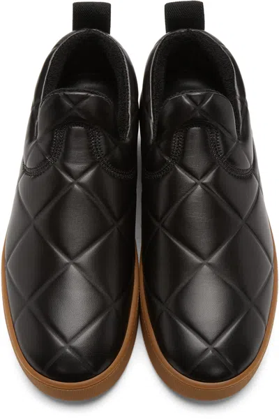 Bottega Veneta Bv Quilt Sneakers In Black