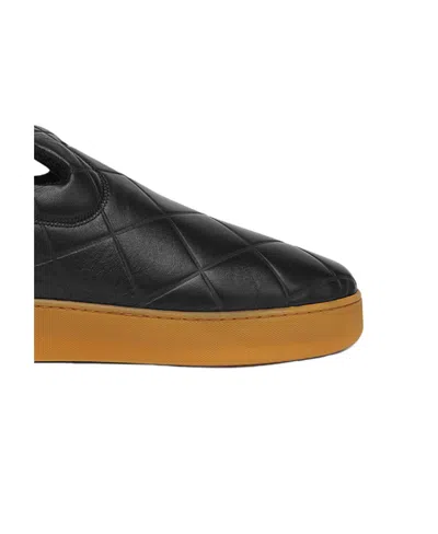 Bottega Veneta Bv Quilt Sneakers In Black