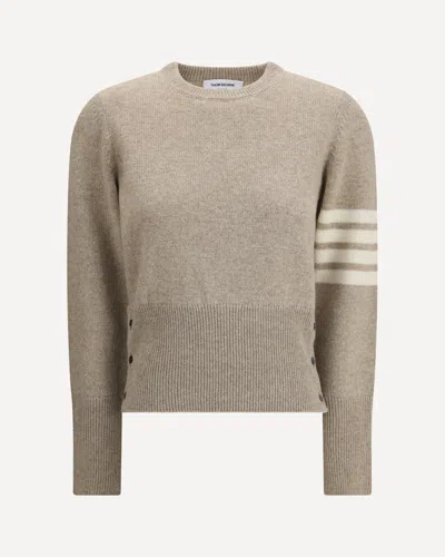 Thom Browne Wool Sweater In Neutral