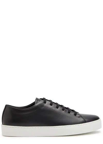 Jak Royal Leather Sneakers In Black