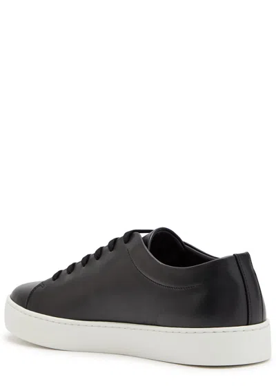 Jak Royal Leather Sneakers In Black
