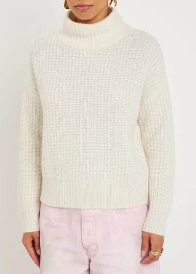 Lisa Yang Julina Ribbed Cashmere Turtleneck Sweater In Neutral